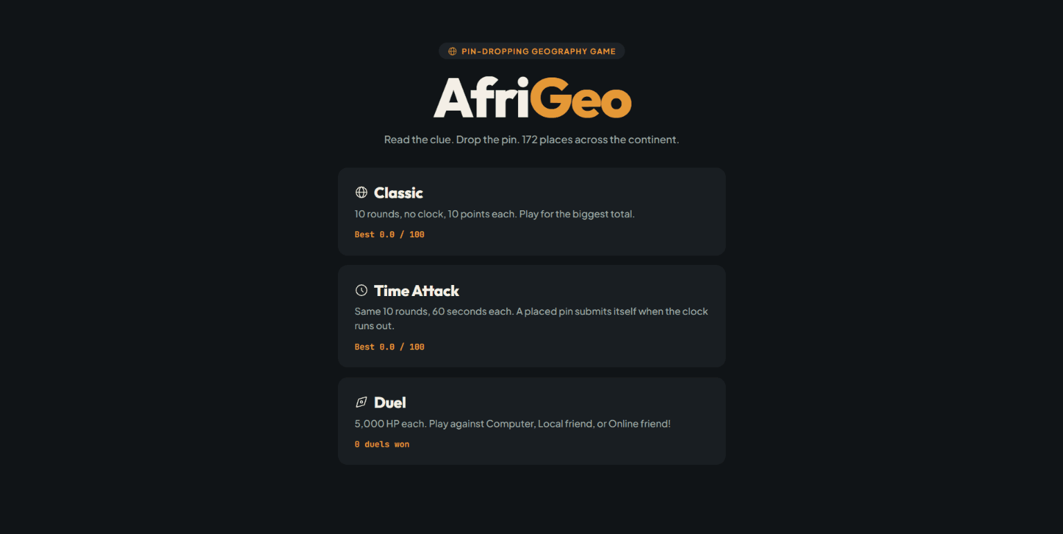AfriGeo screenshot 1