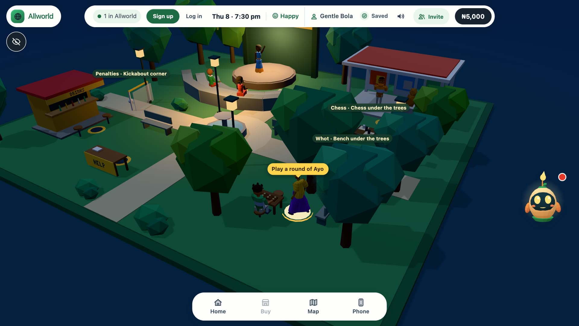 Allworld screenshot 1