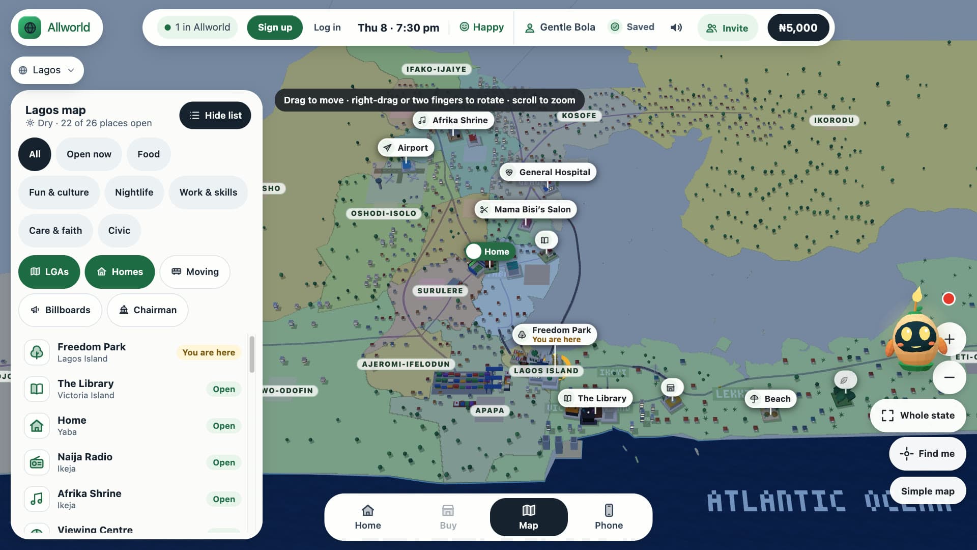 Allworld screenshot 3