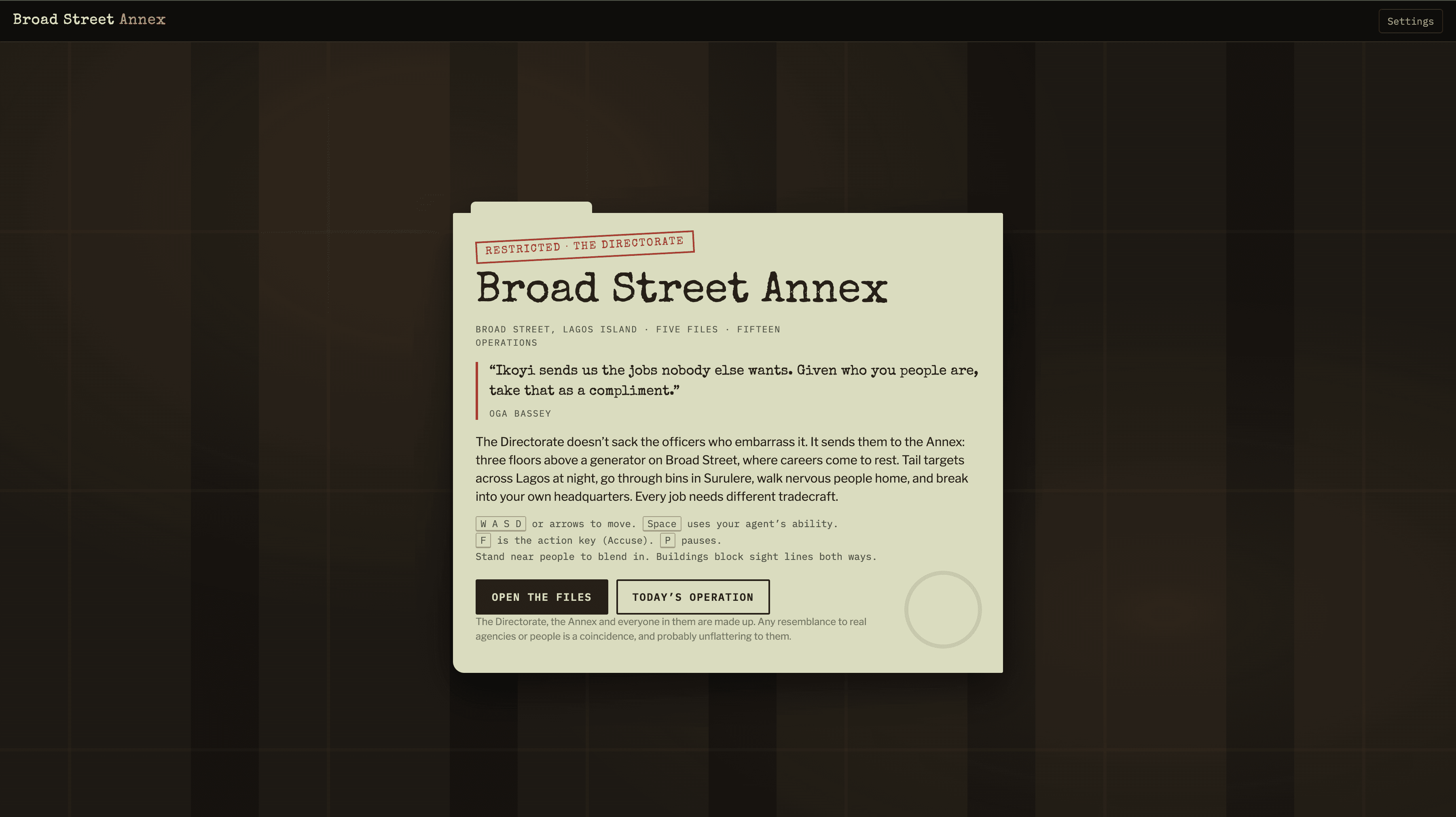 Broad Street Annex cover