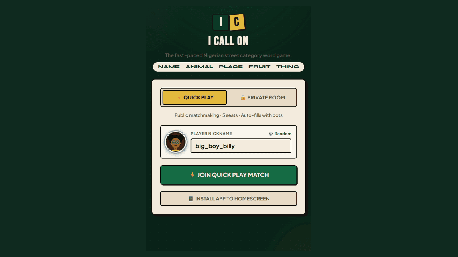 I Call On cover