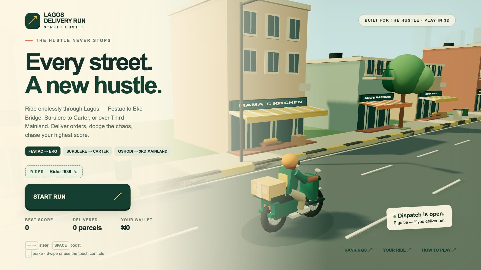 Lagos Delivery Run cover