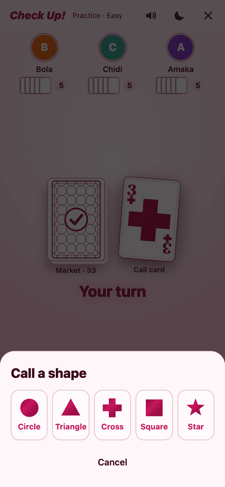 Last card, CheckUp! screenshot 2