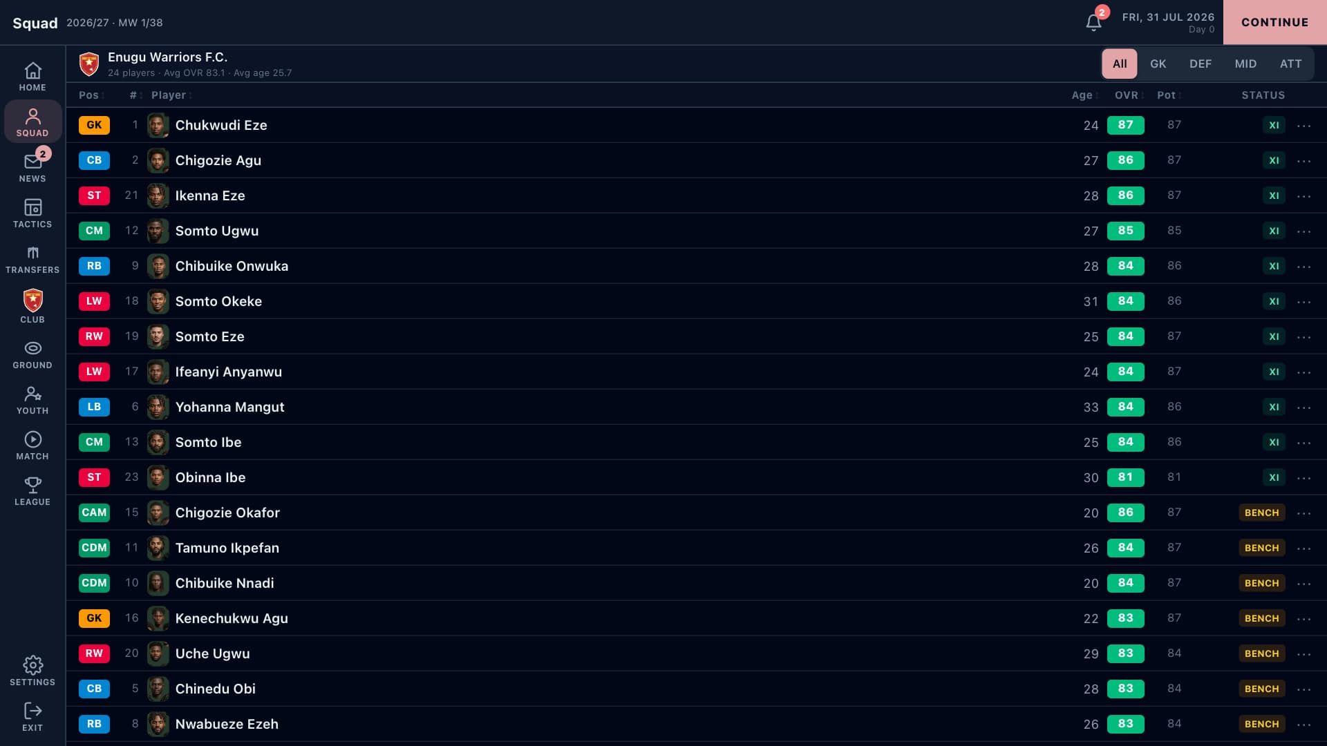 Naija Soccer Game screenshot 2