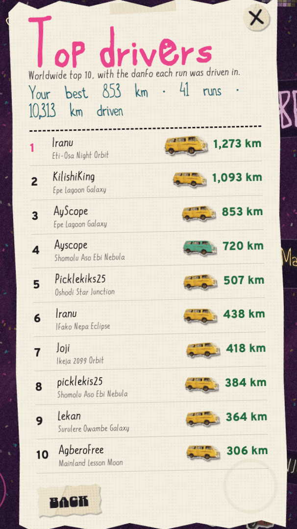 Paper Danfo screenshot 3